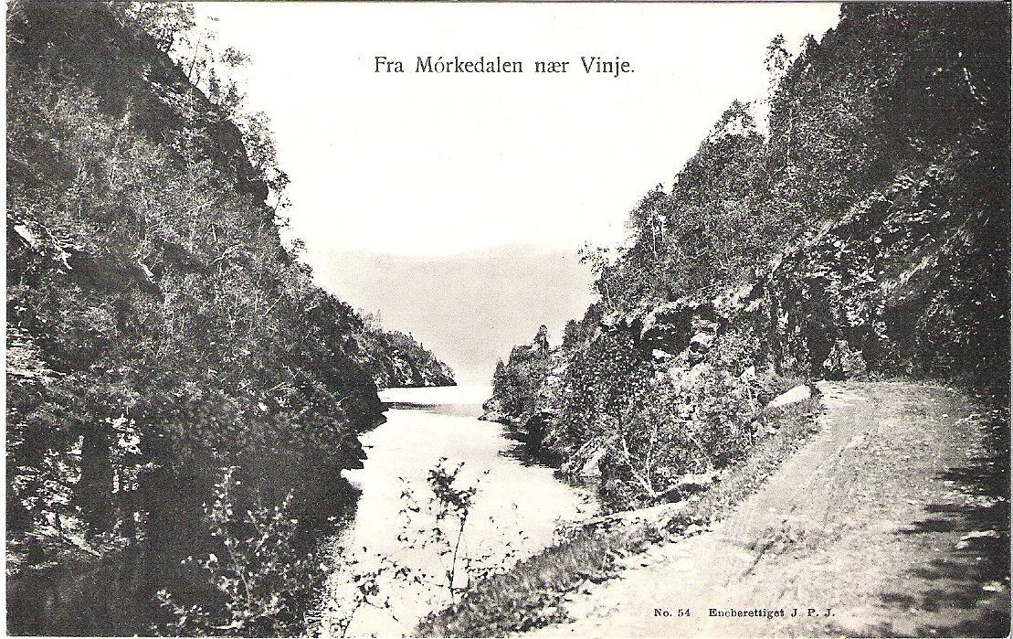 Fra Morkedalen nær Vinje. J.P.J. 54
