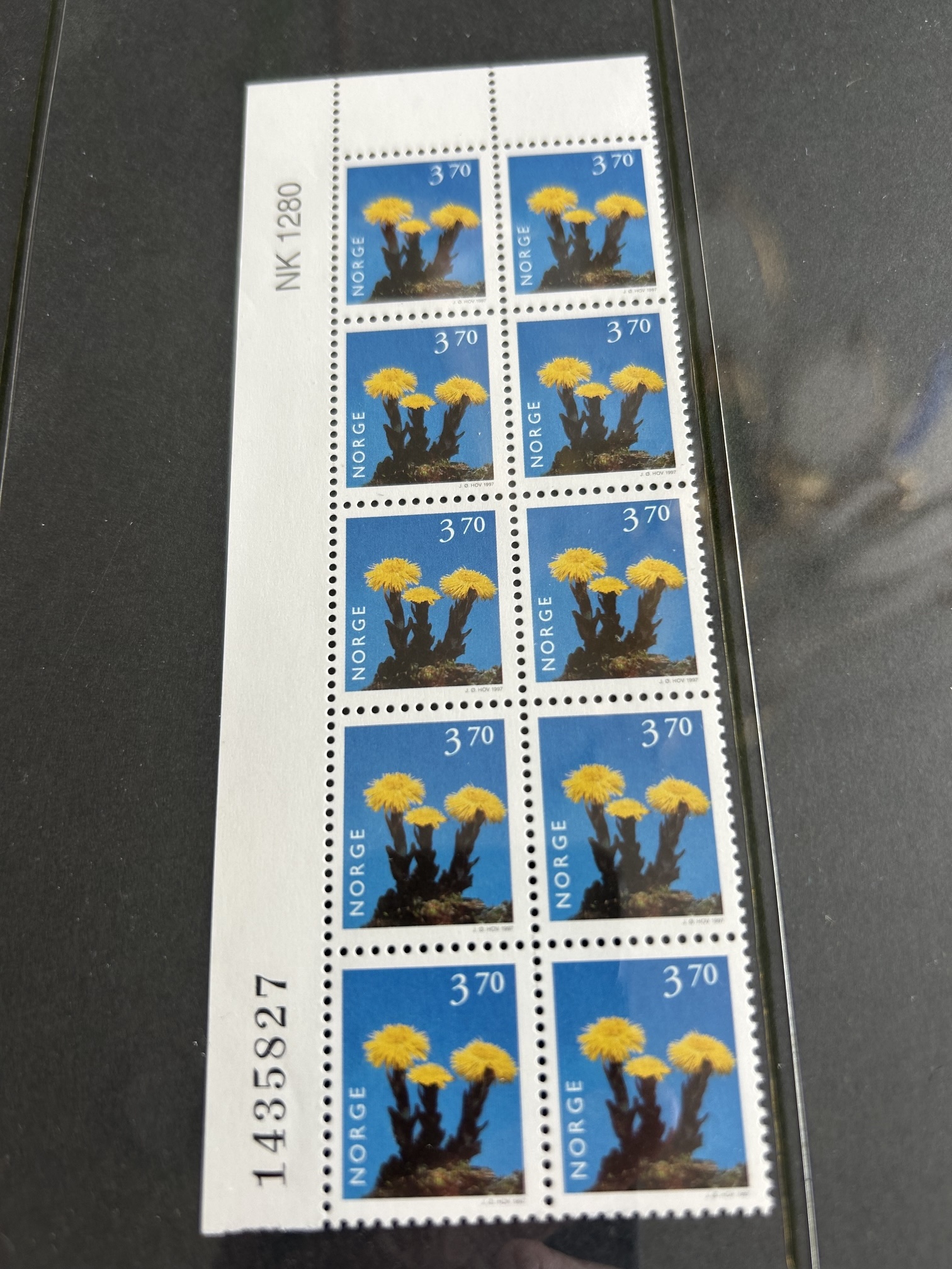 NK 1280 10 bl Norsk Flora
