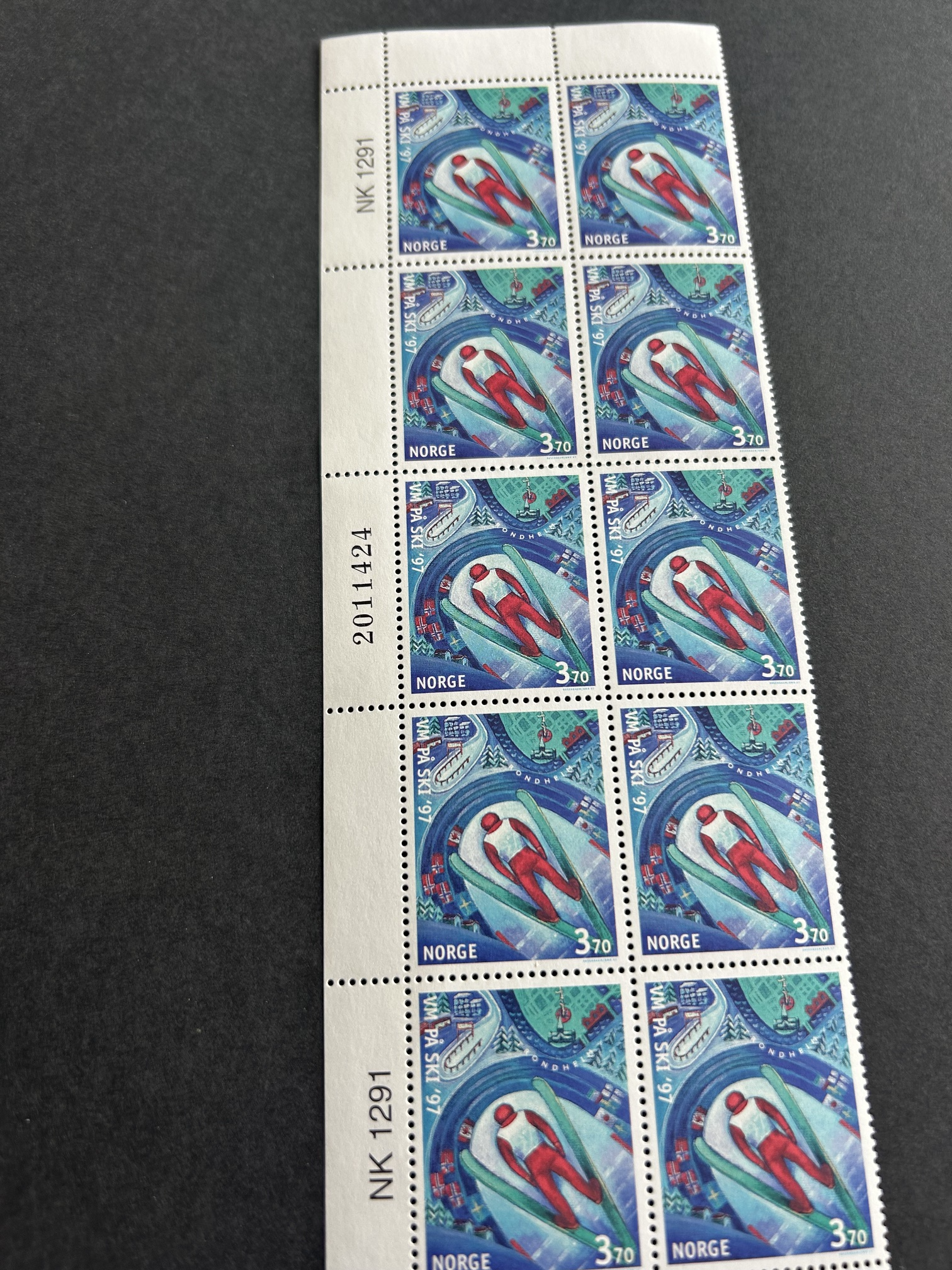 NK 1291 10 bl. VM på Ski.