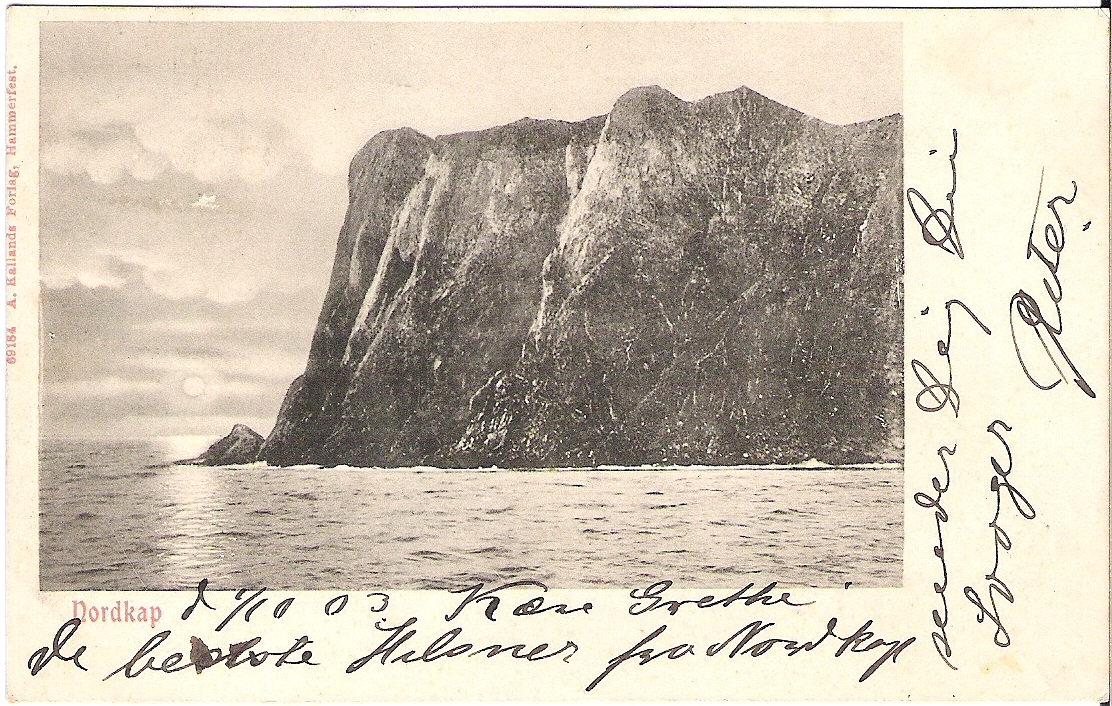 Nordkap 1903. A. Kalland