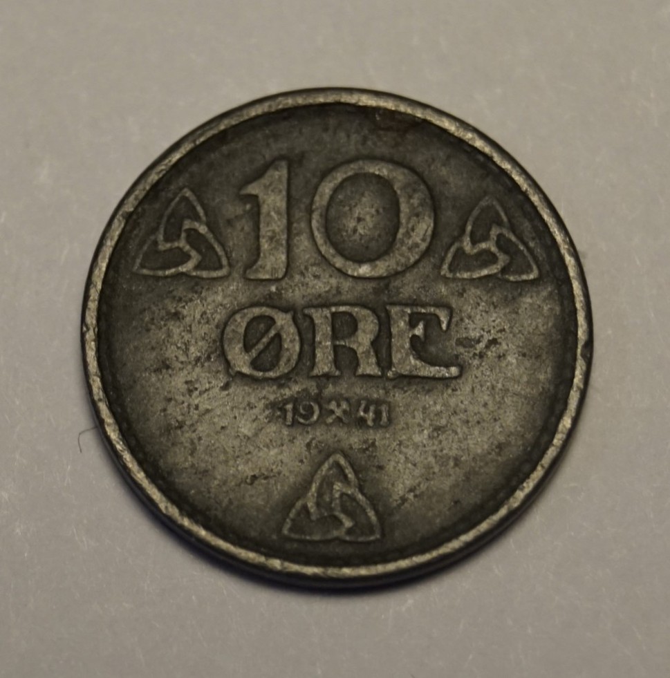 10 øre 1941 zink (5759)