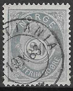 Norge NK 40 IIbyY – verdi 1.300 NOK