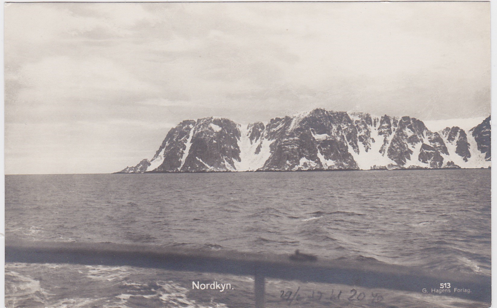 Norkyn Nordkinnhalvøya Ubrukt G. Hagens forlag