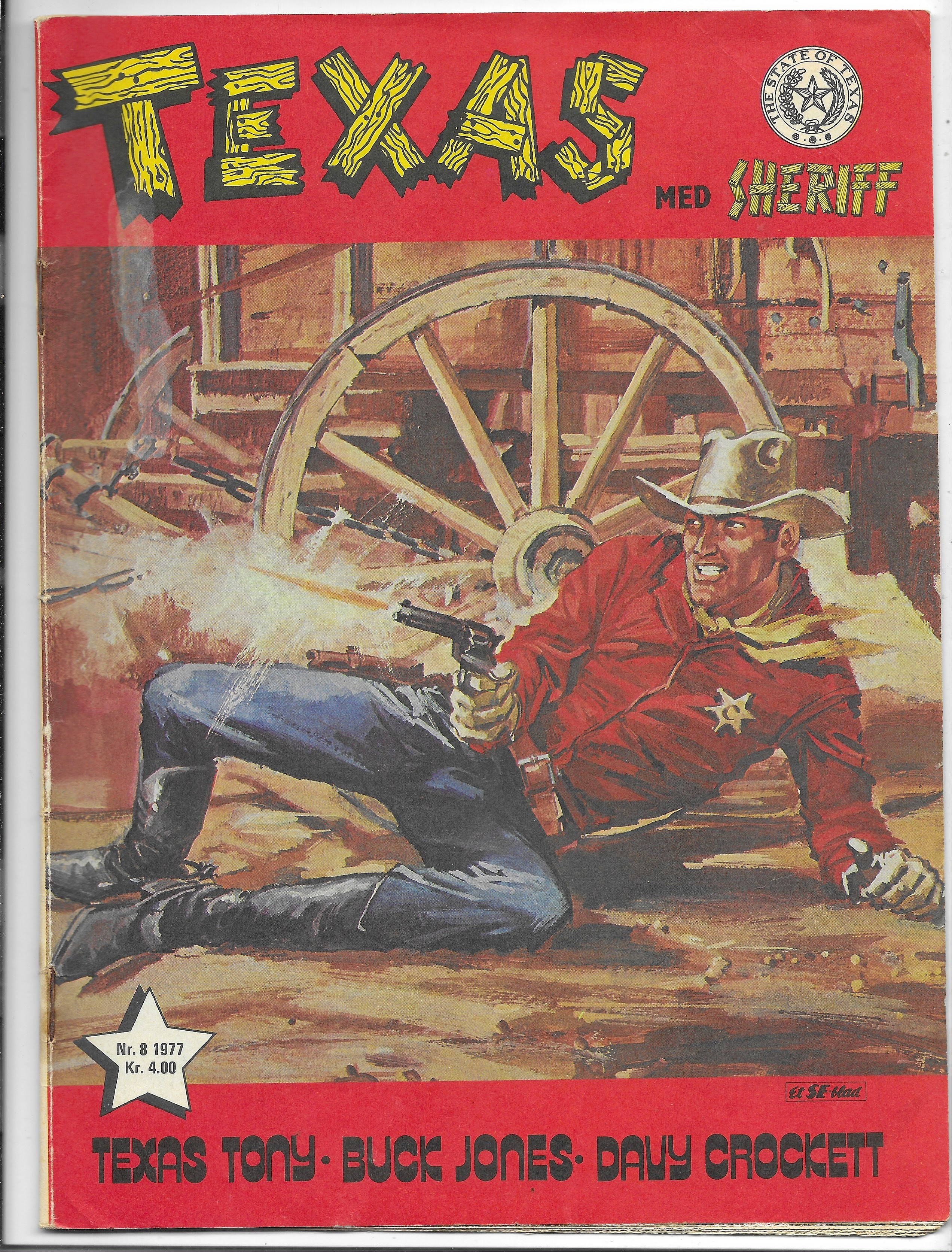 TEXAS med Sheriff Nr.8 1977 VG