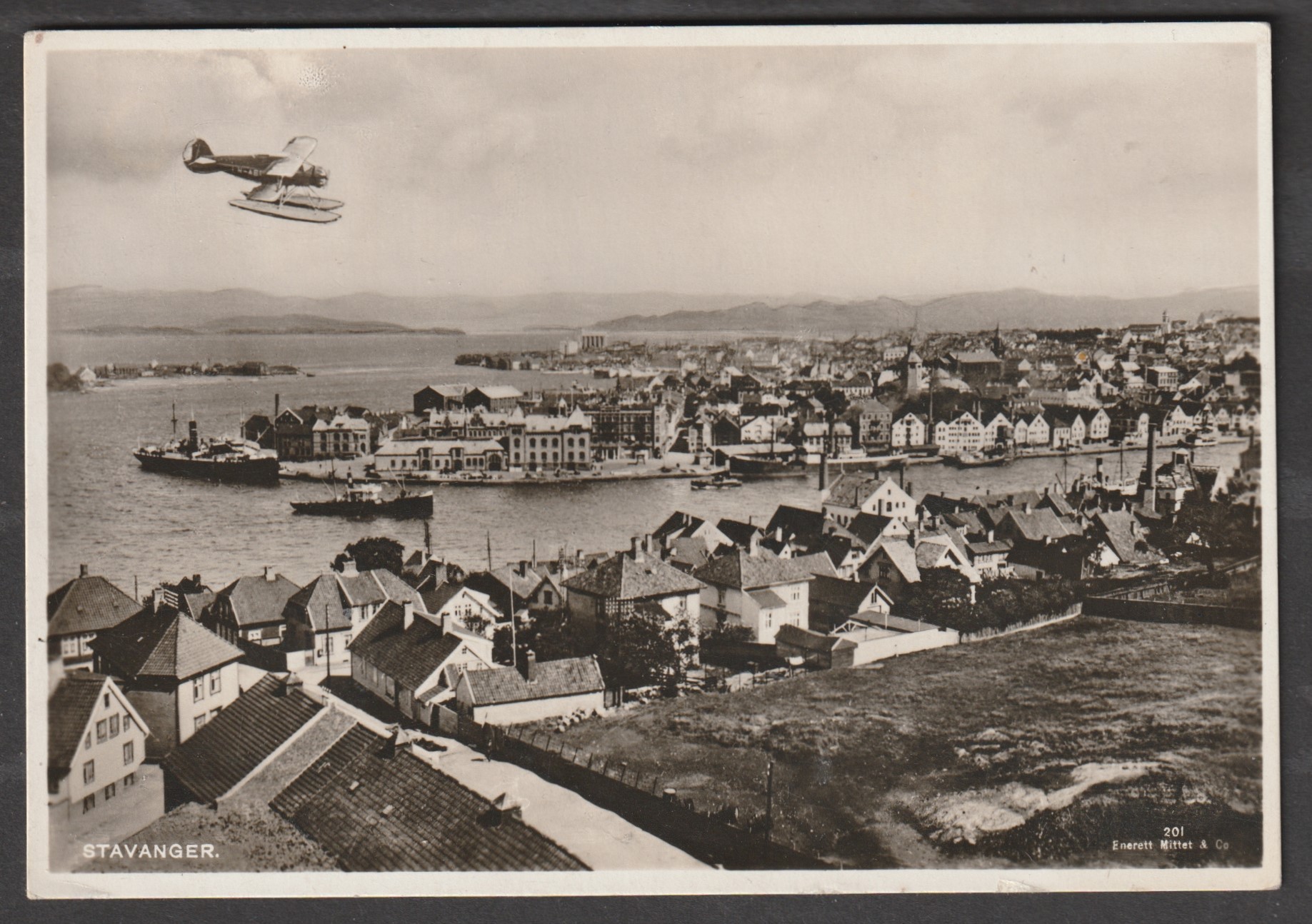 Sjøfly over Stavanger. Mittet 201