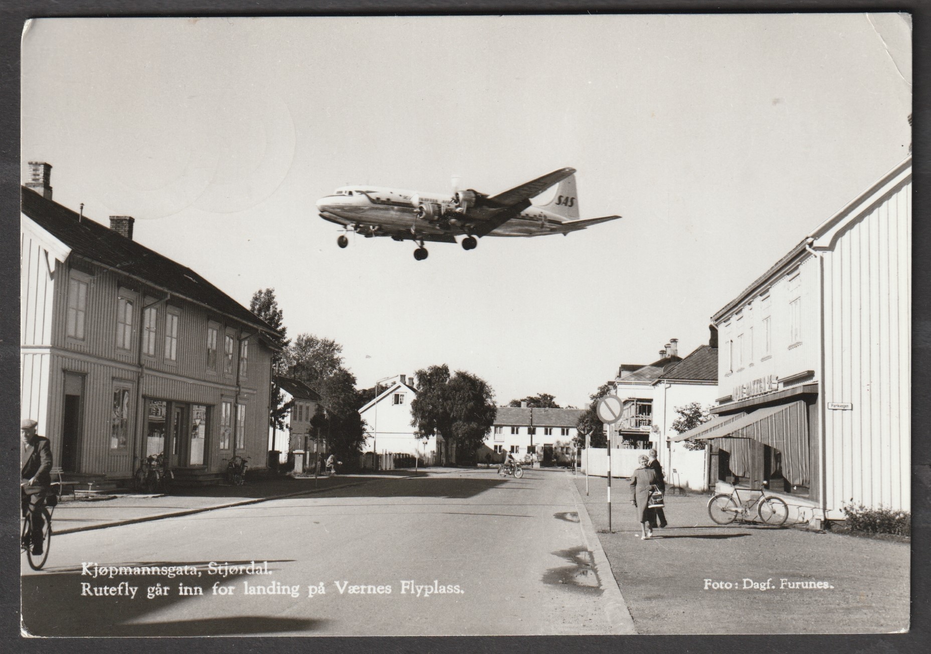 Fly over Stjørdal. Dagf. Furunes