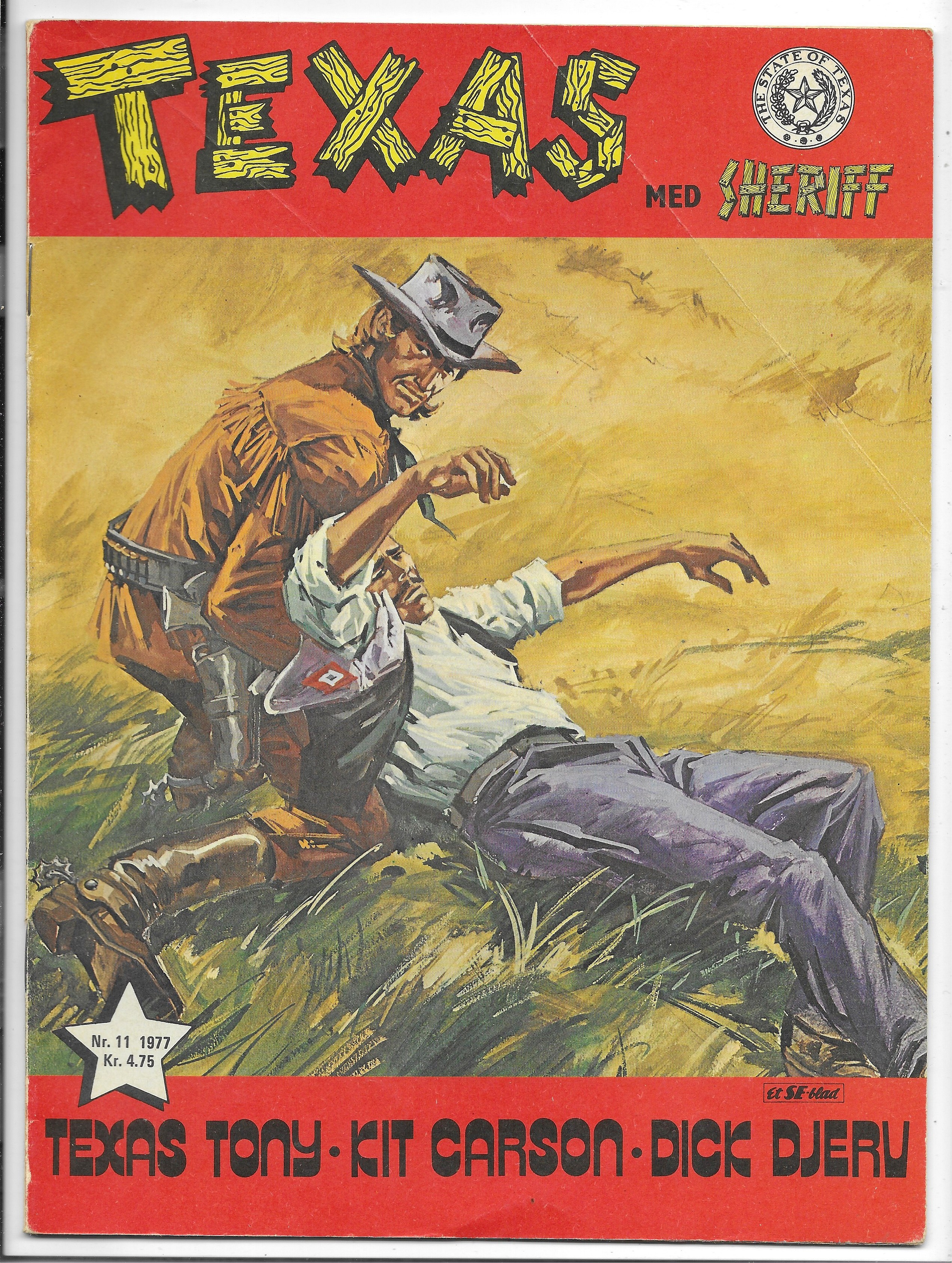 TEXAS med SHERIFF Nr.11 1977 FN