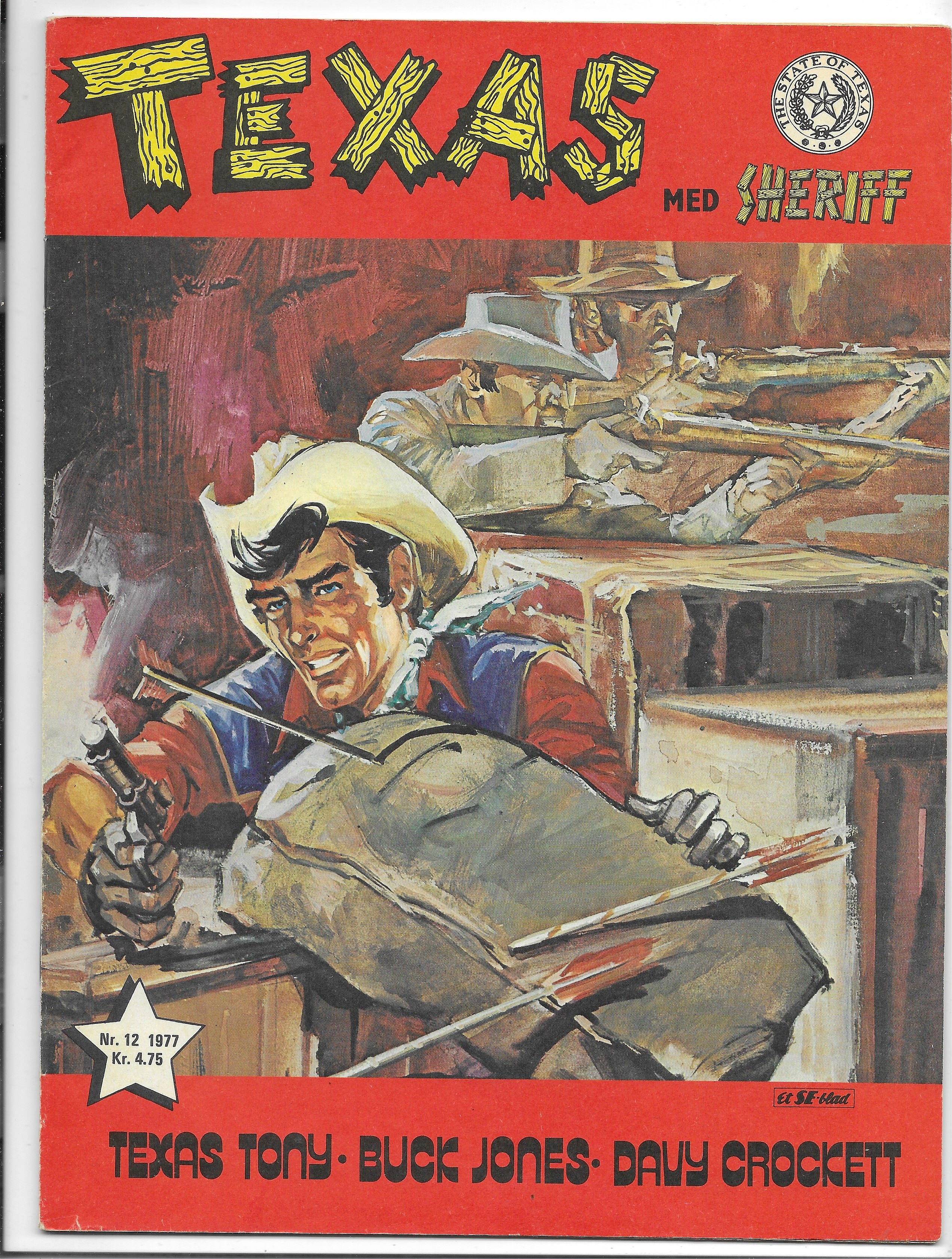 TEXAS med SHERIFF Nr.12 1977 VF-