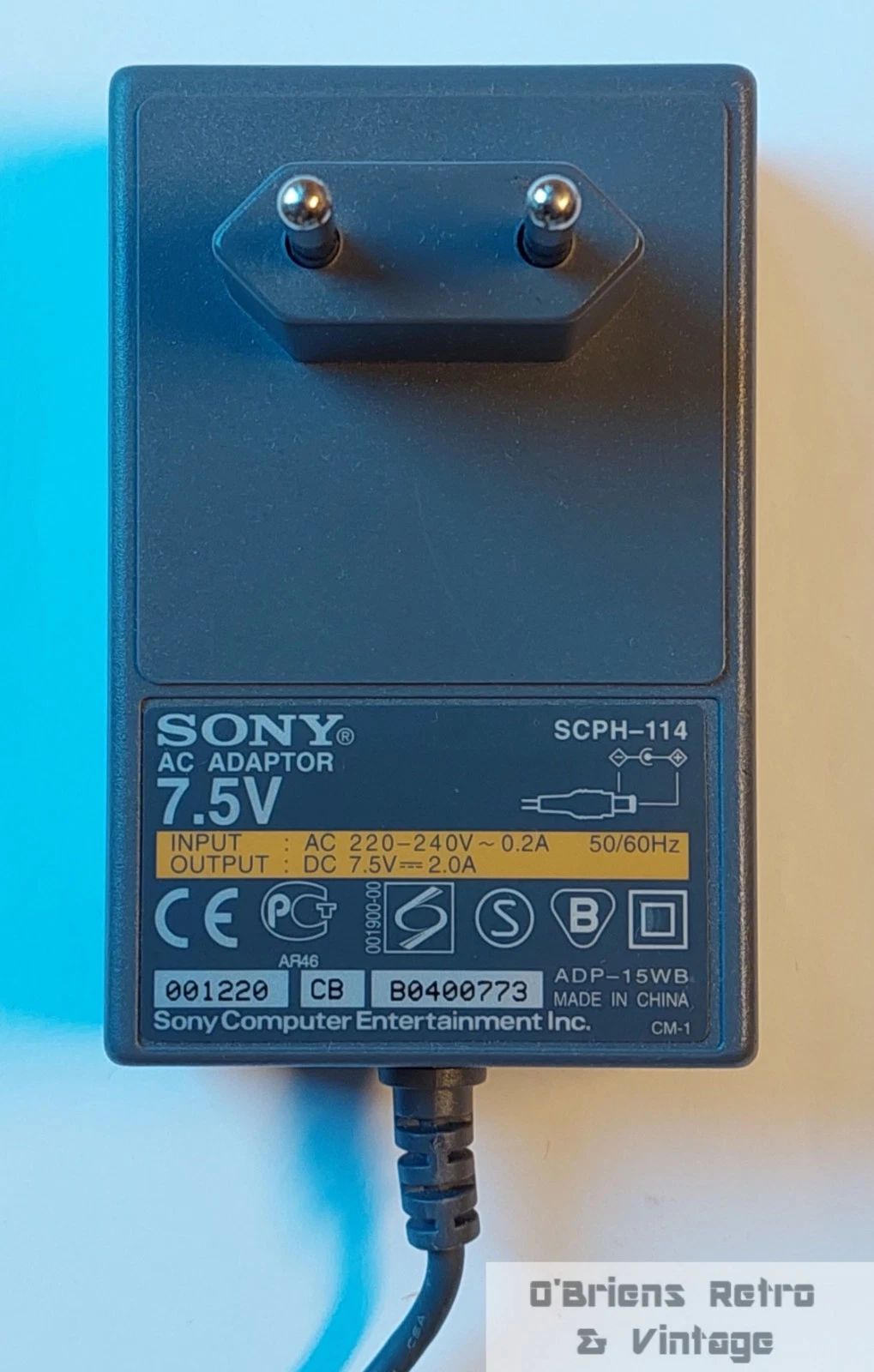 Sony AC Adapter SCPH-114 - PlayStation PSOne