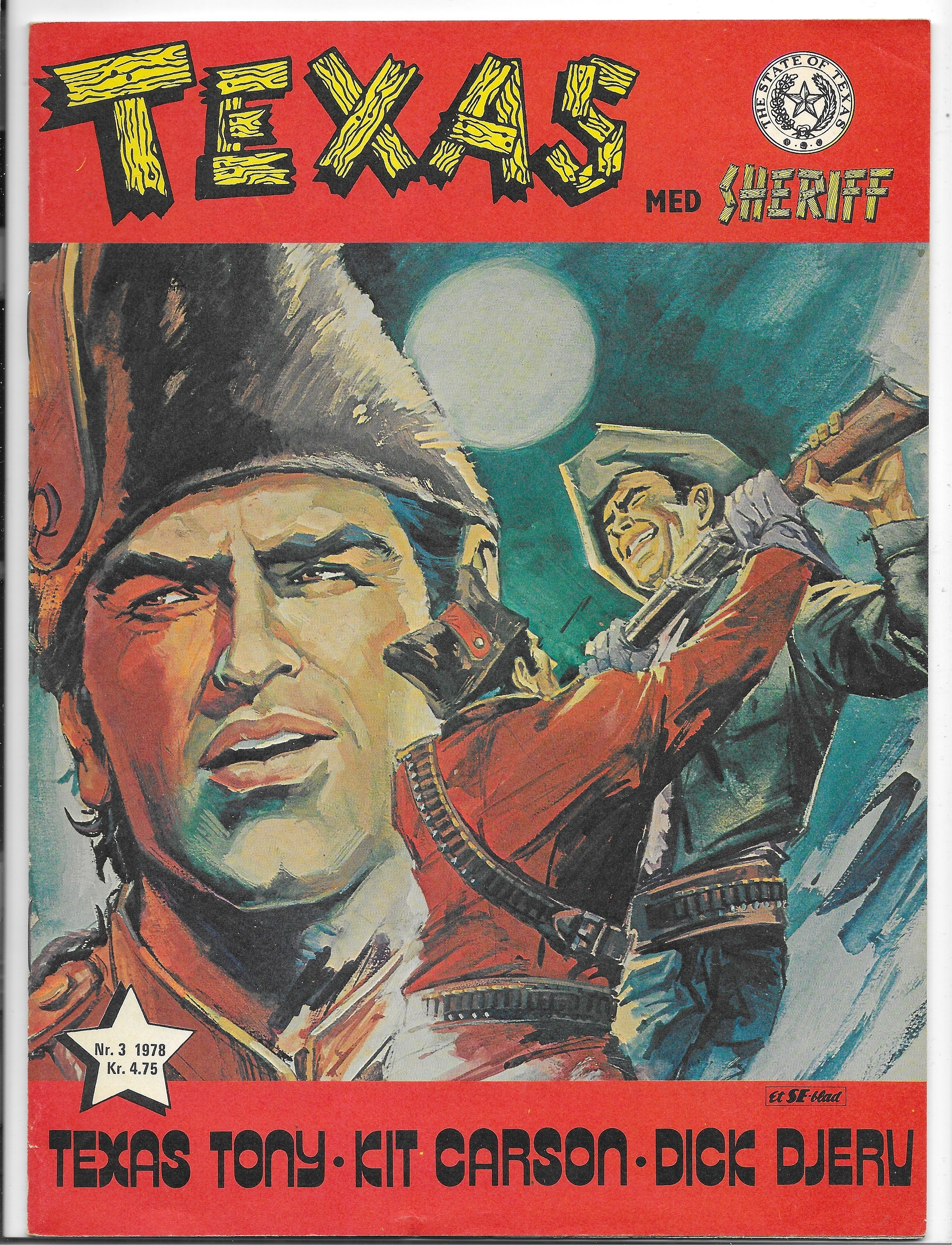 TEXAS med SHERIFF Nr.3 1978 VF