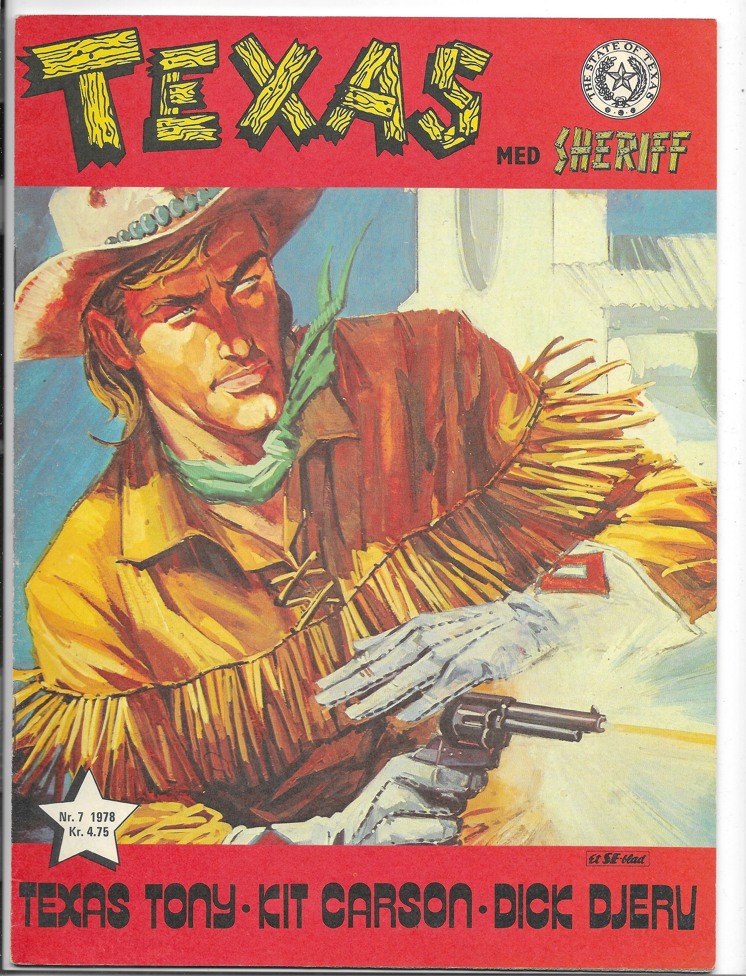 TEXAS Med SHERIFF Nr.7 1978 VF-