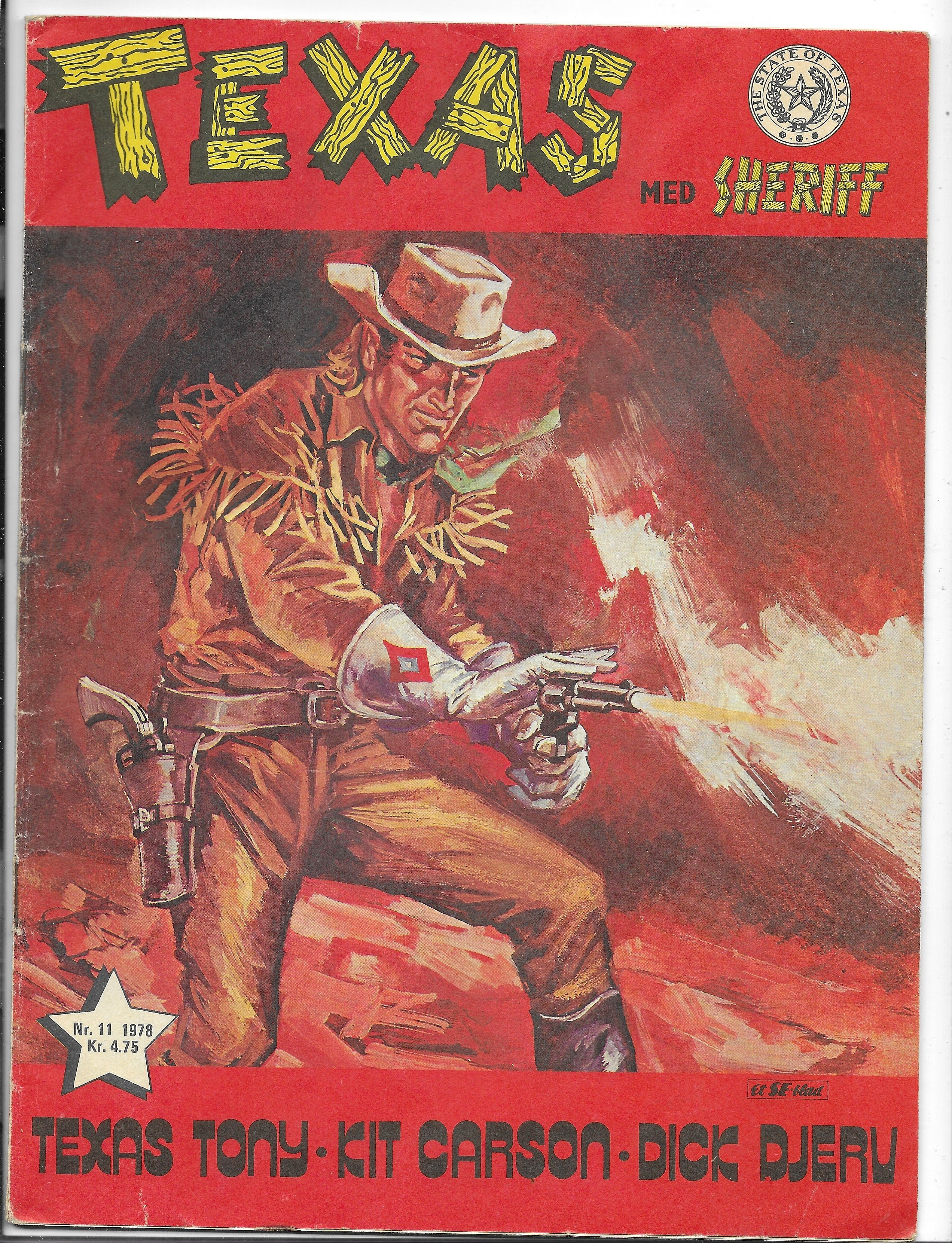 TEXAS Med SHERIFF Nr.11 1978 VG-