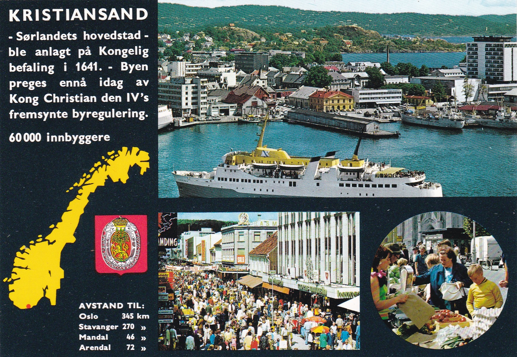 Kristiansand, 4-bilders ( Normann K-C-70)