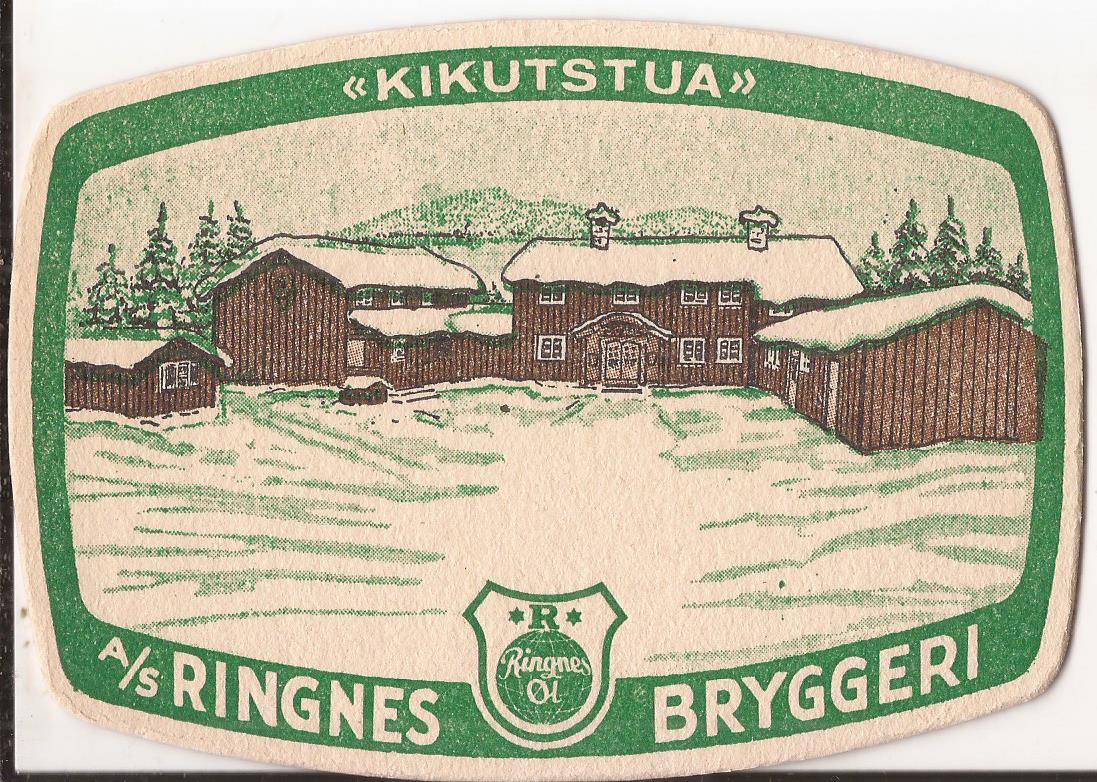 Ølbrikke - " Kikutstua " Ringnes bryggeri