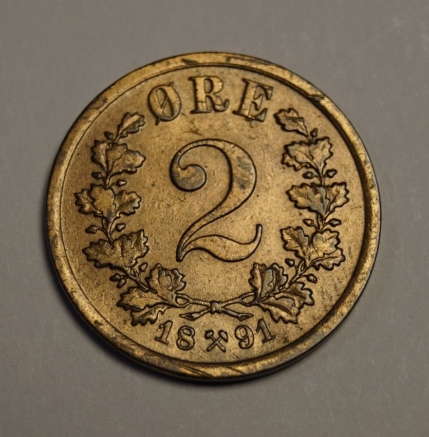 2 øre 1891 (5769)