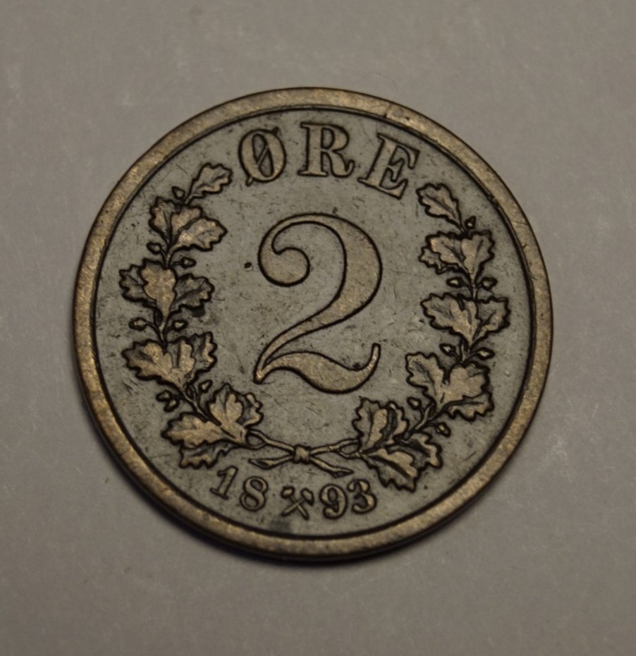 2 øre 1893