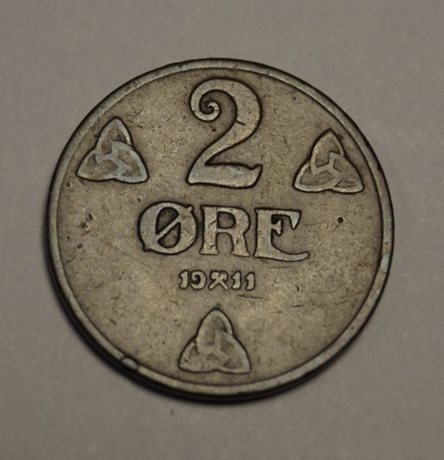 2 øre 1911 (5774)