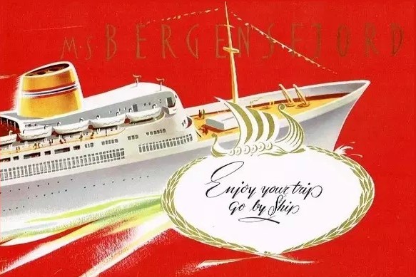M/S Bergensfjord - Poster.