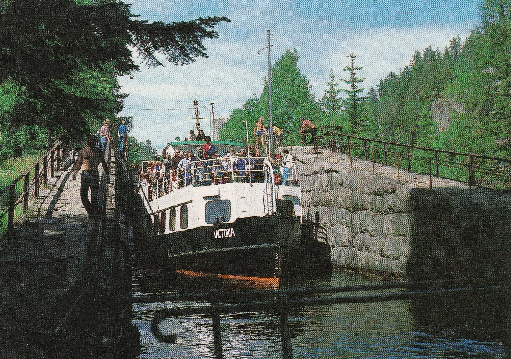 Victoria-Vrangfoss. Telemarkskanalen. Nordahl 13241