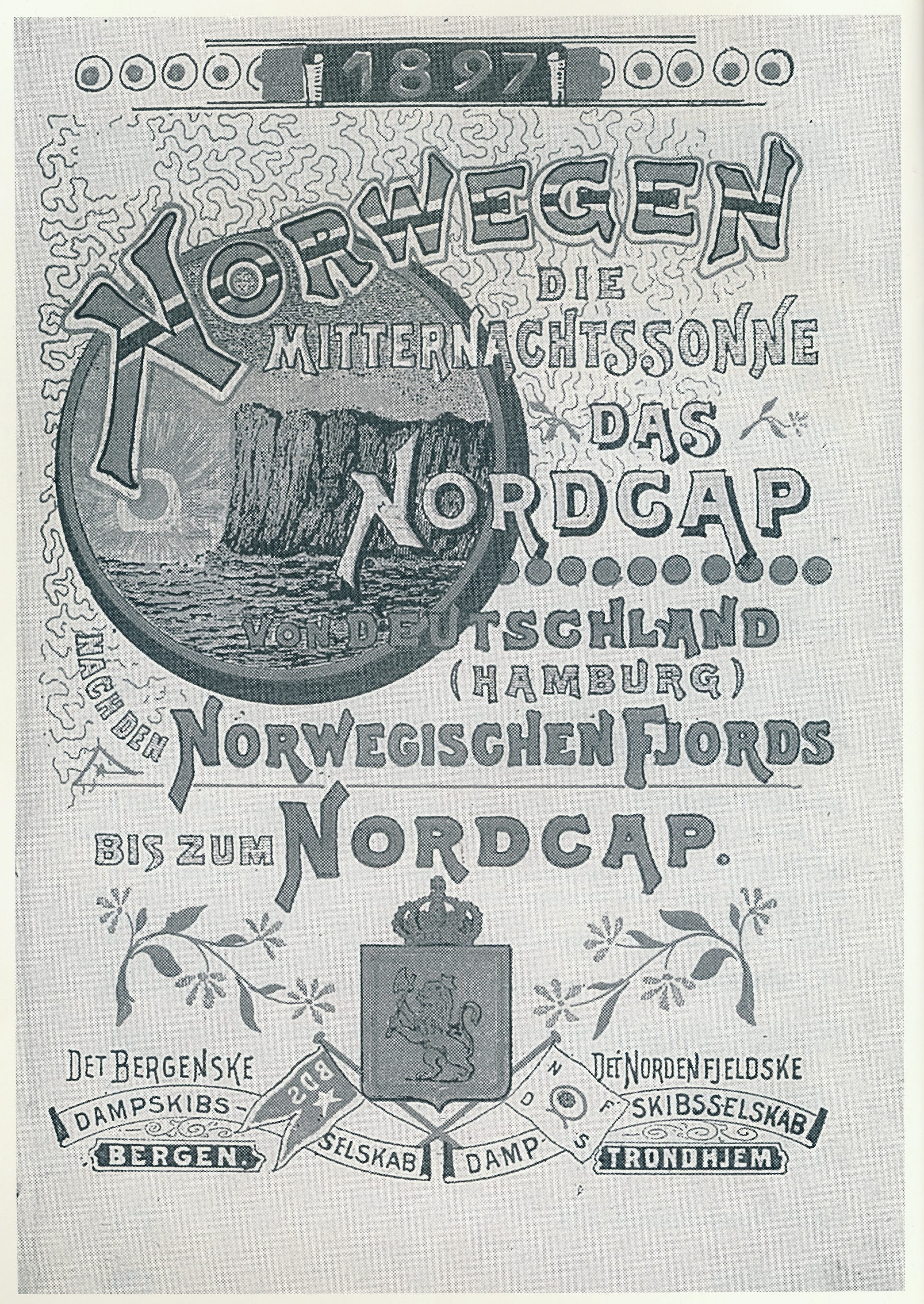 Hurtigruten 1897 - Poster