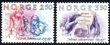 NK 959-60 - Norsk Ukepresse 150 år **