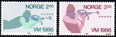 NK 988 -89 - VM i Skiskyting 1986 **