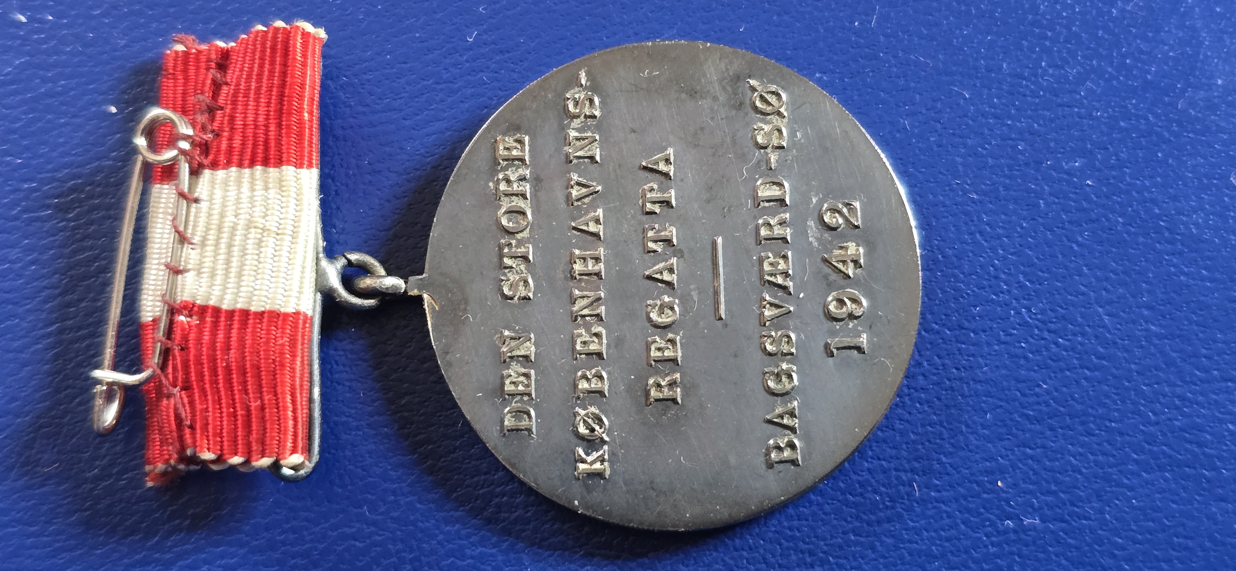 DEN STORE KØBENHAVNS REGATTA BAGSVÆRD-SØ 1942 MEDALJE