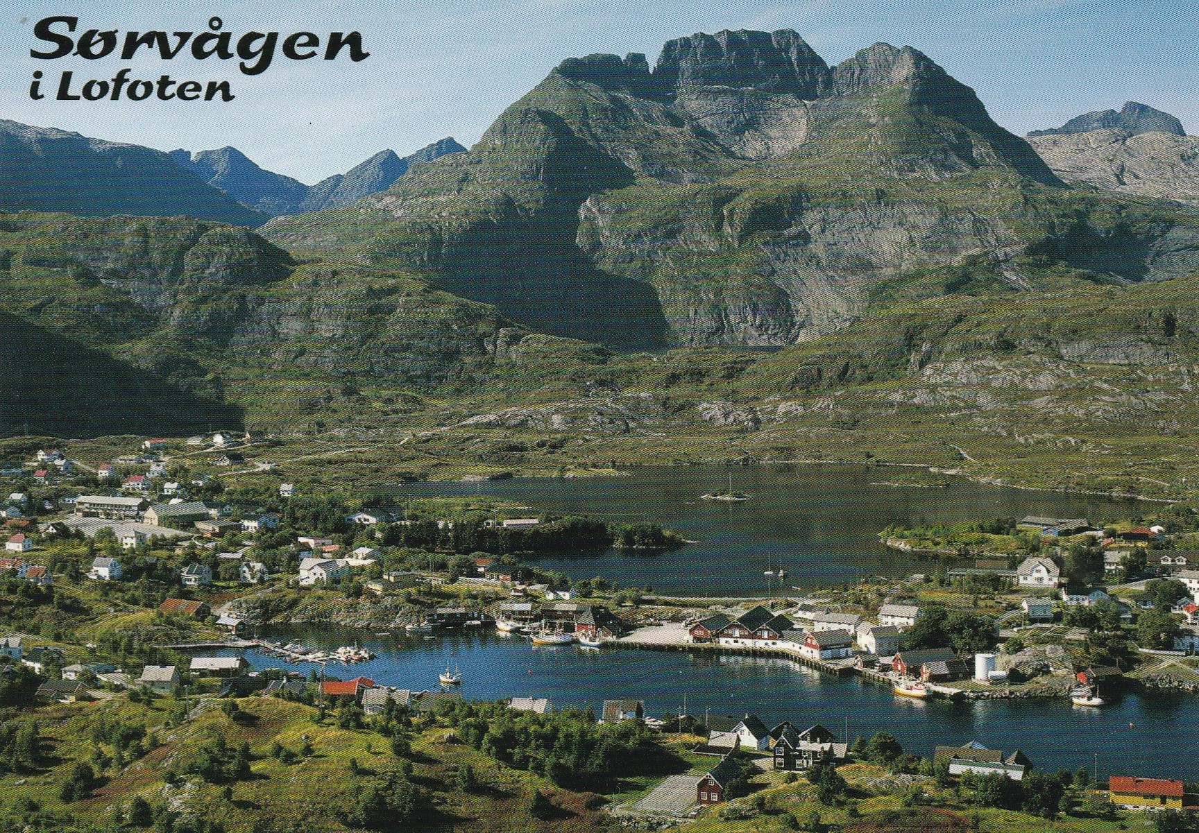 Sørvågen i Lofoten . Aune 2659