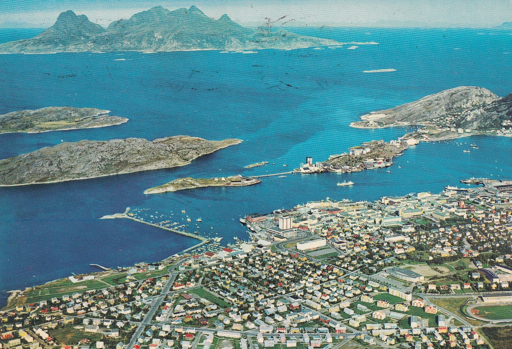 Eldre kort : Panorama Bodø . Grako 310/11 ? Pstg