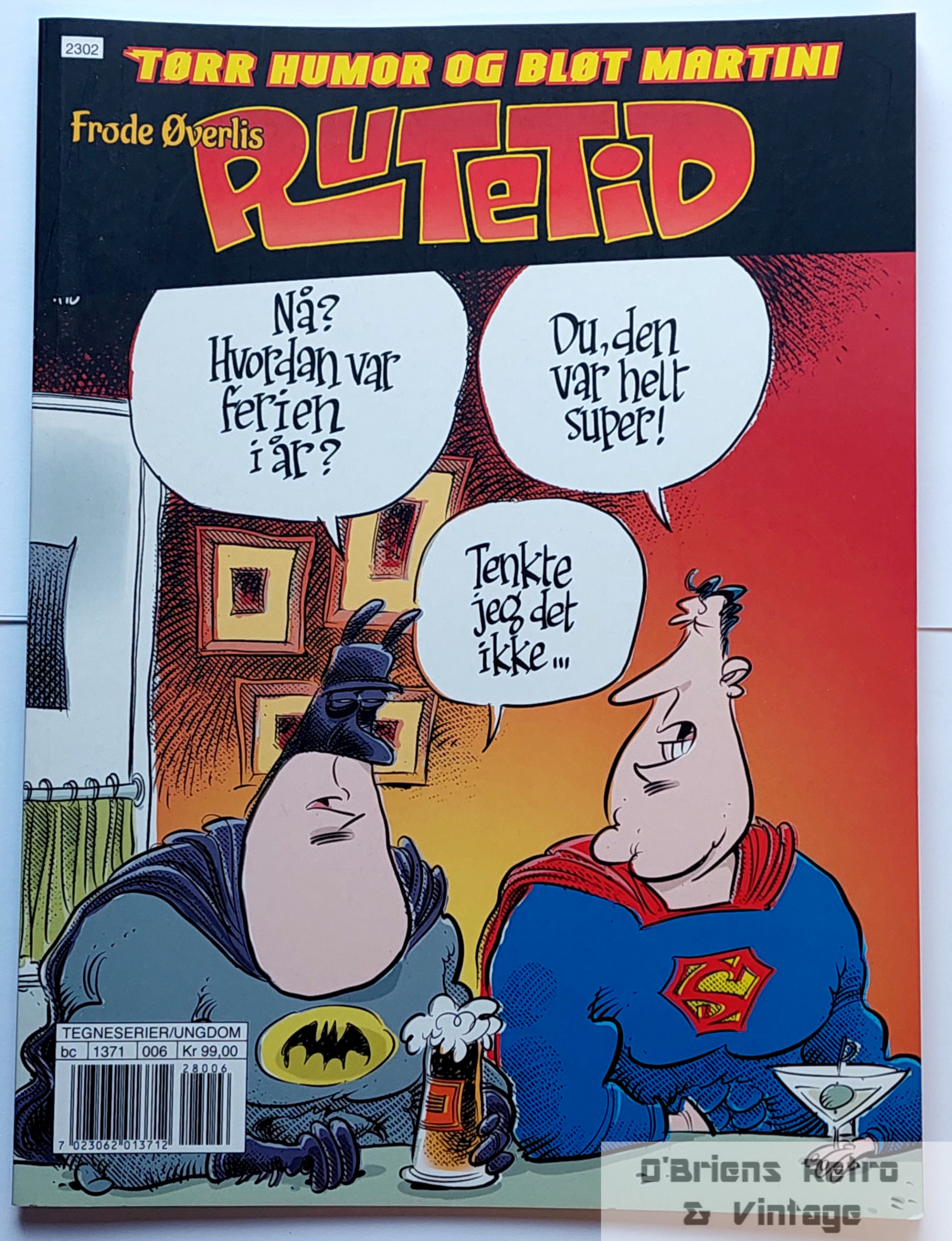 Rutetid - Tørr humor og bløt Martini - 2022 - Tegneseriebok