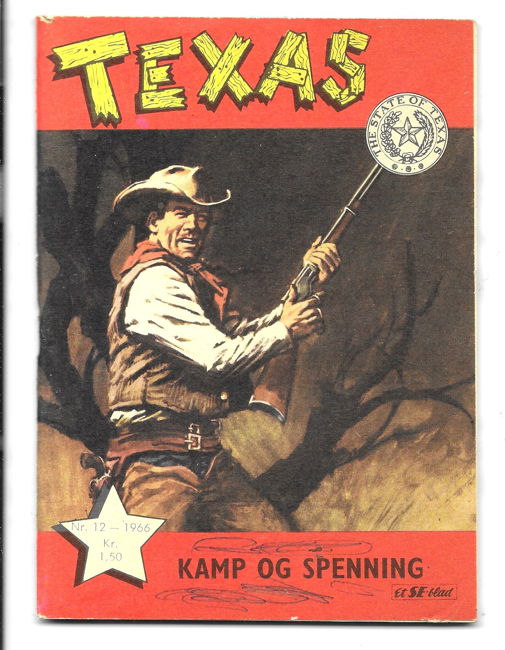 Texas  Nr.12 1966  VG-