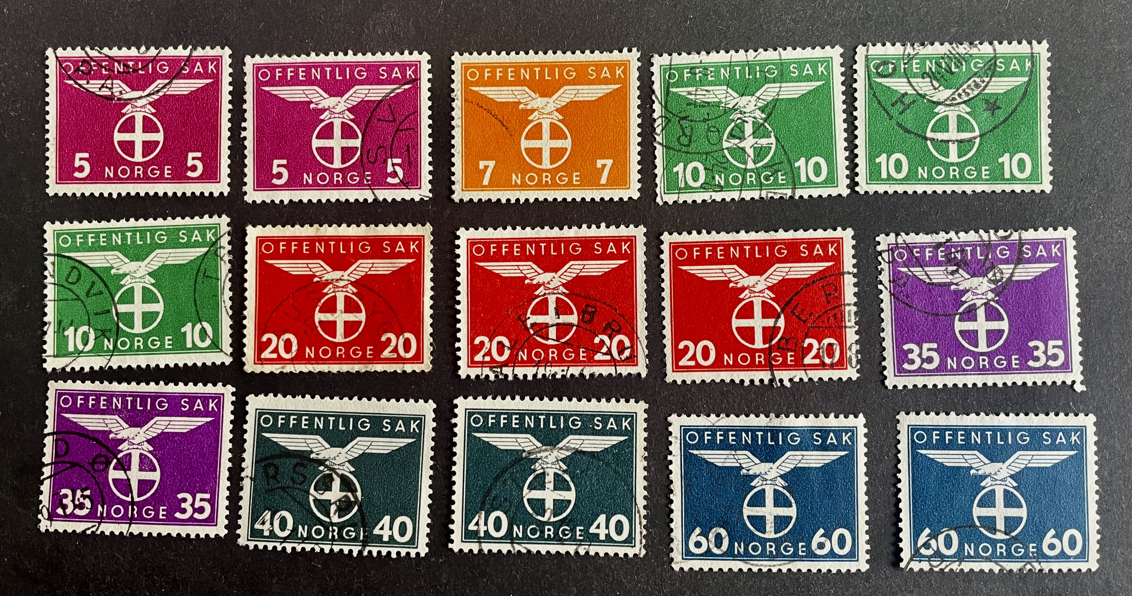 NORGE-FIN SAMLING SOLKORS ( 140 )