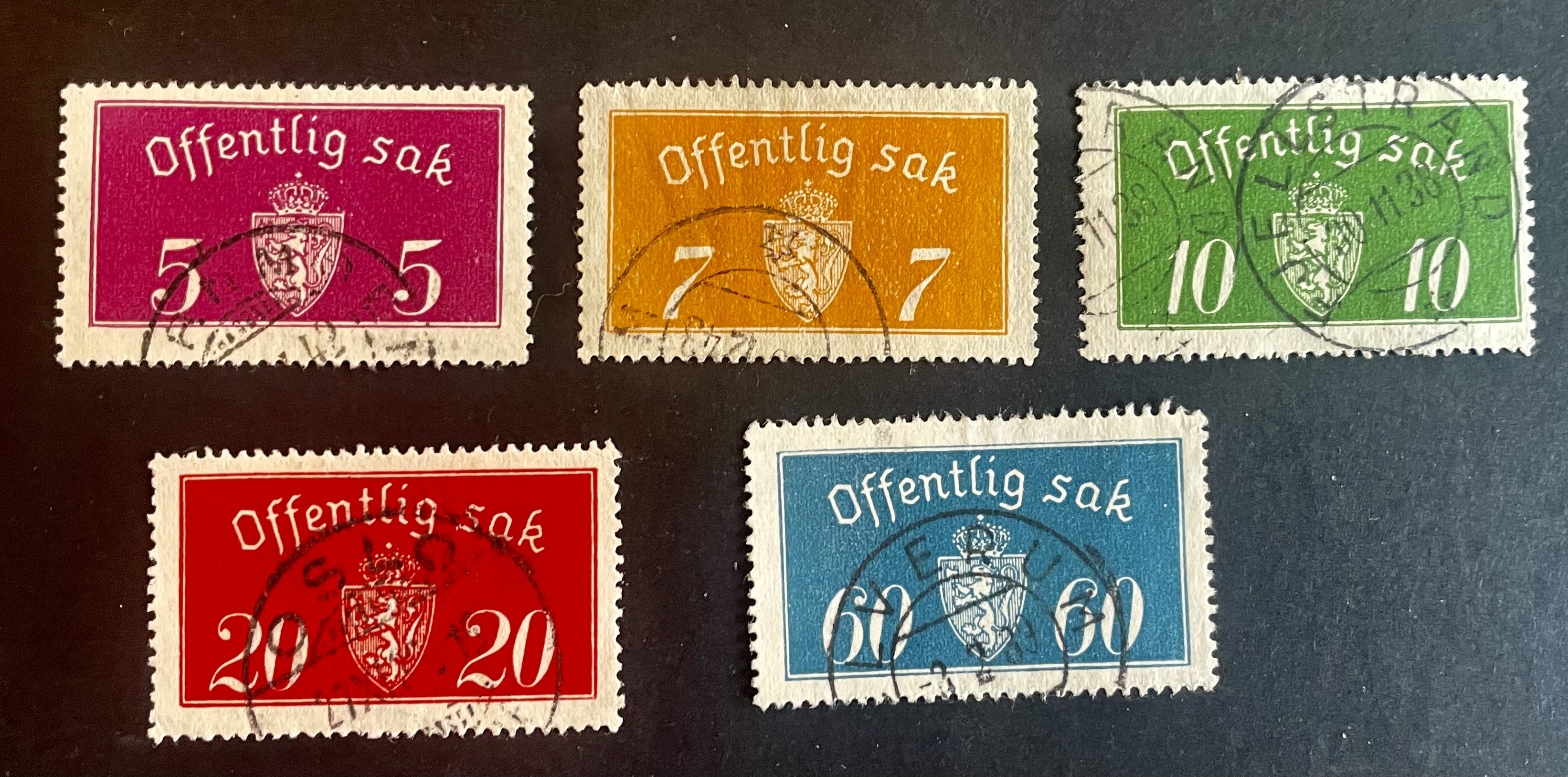 NORGE- TJ 21.22.23,25,28 ( 145 )