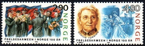 NK 1036-37 - Frelsesarmeen i Norge 100 år **