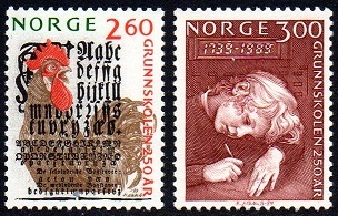 NK 1070-71 - Norsk Grunnskole 250 år **