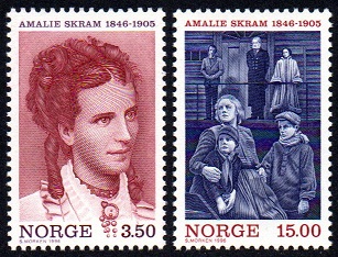 NK 1275-76 - Amalie Skram 150 år **