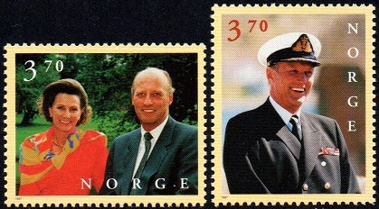 NK 1293-94 - Kongeparet 60 år **