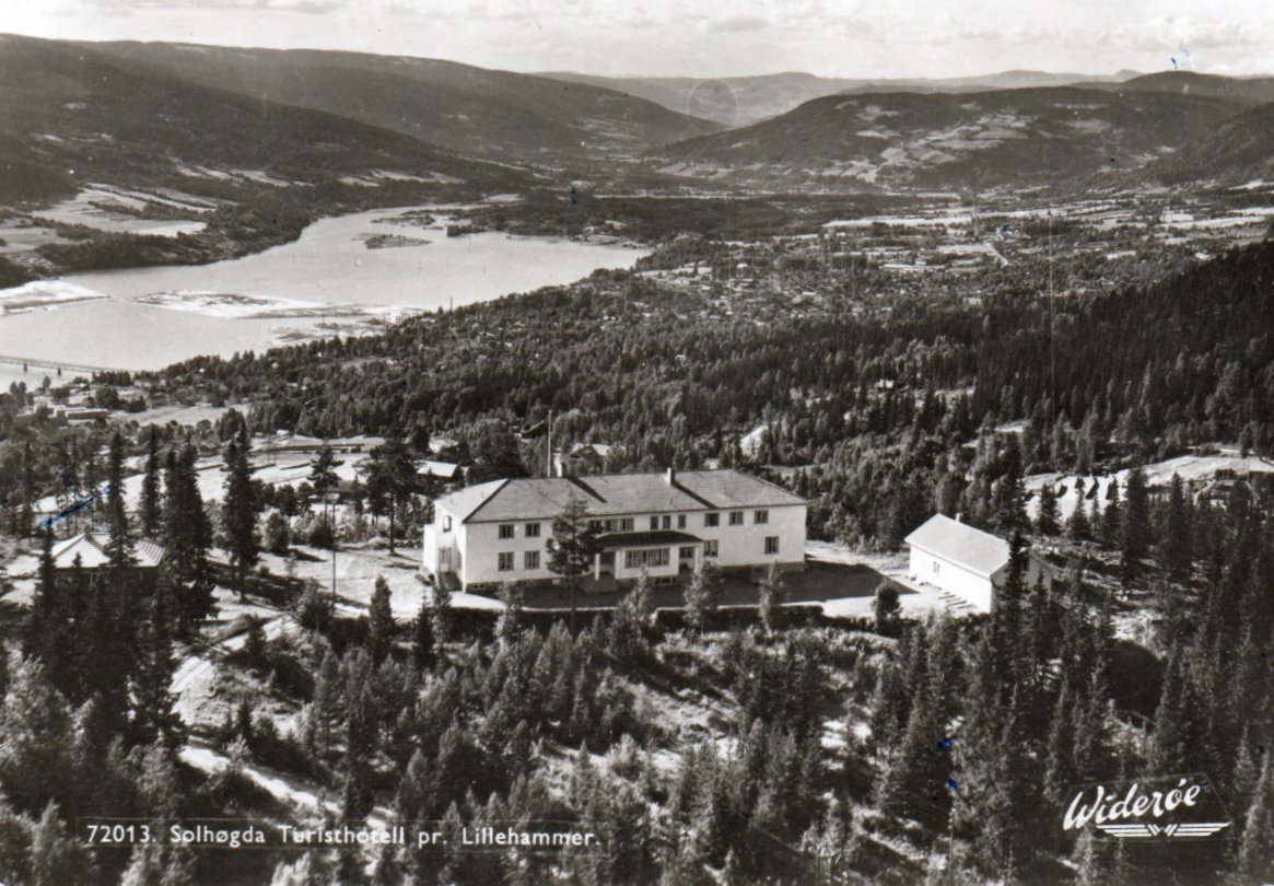 Lillehammer. Solhøgda. Stmp.1964. Porto 25,-kr uansett antall kort.