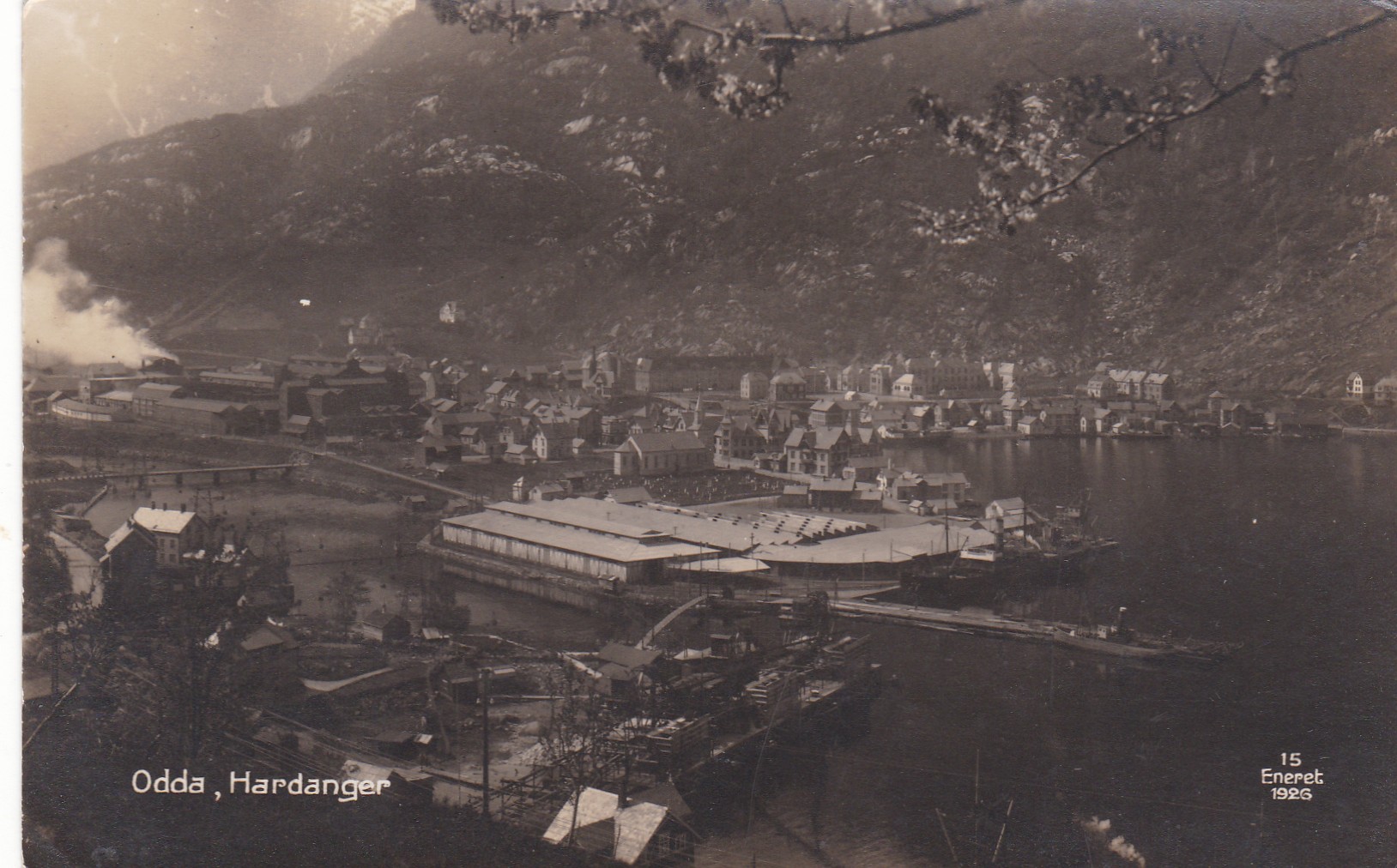Odda, Hardanger. Fabrikkanlegg ( Bj. Eidnes 15)