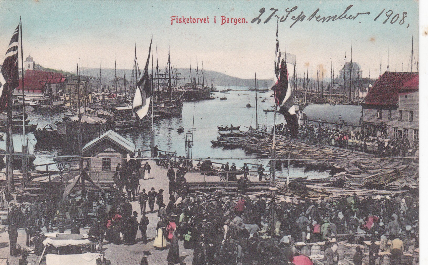 Fisketorvet i Bergen ( J. Fredrikson Norge 40)