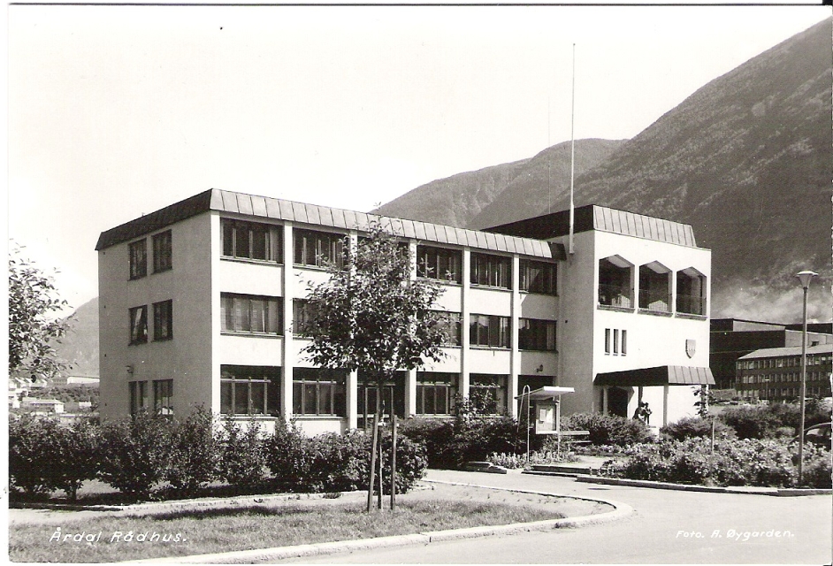 Årdal Rådhus. A.Øygarden