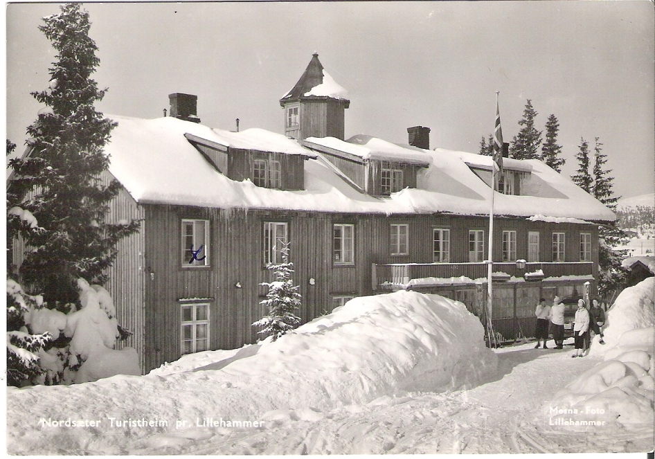 Nordsæter Turistheim 1952. Mesna-Foto