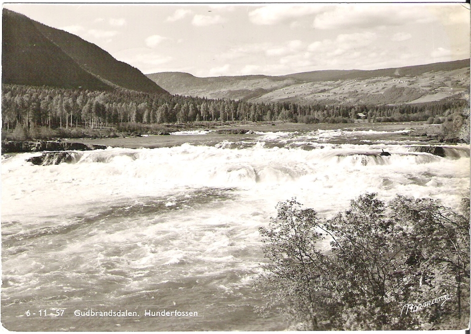 Hunderfossen 1957. Normann 6-11-57
