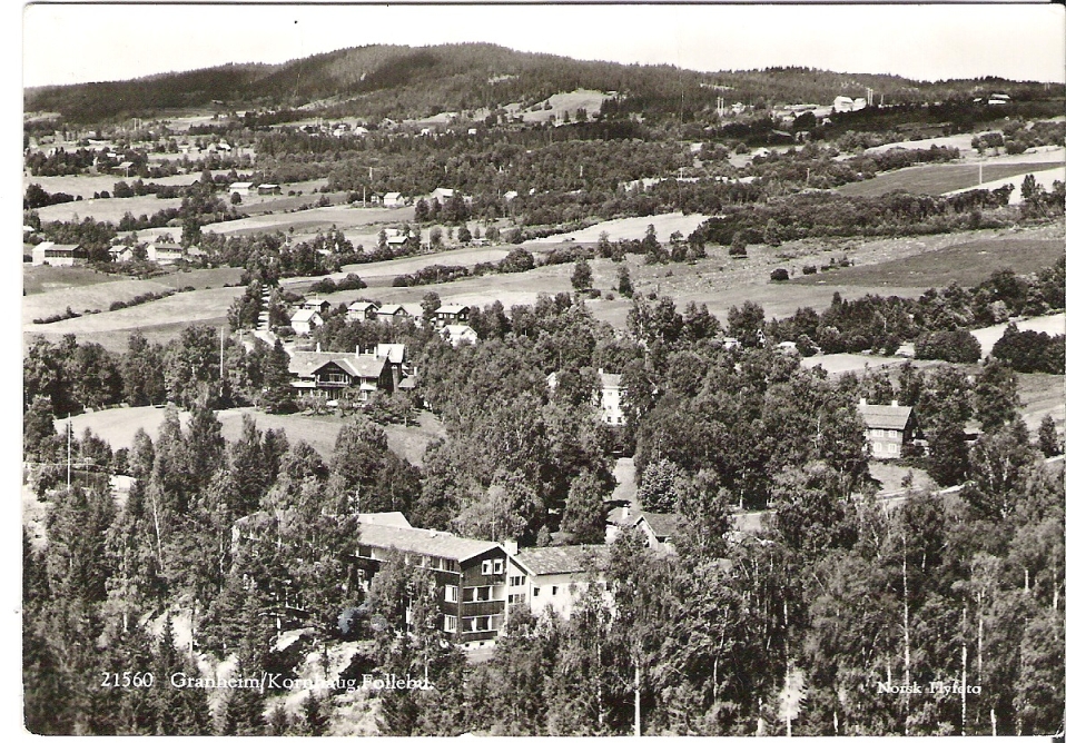 Granheim/Kornhaug, Follebu. Norsk Flyfoto 21560
