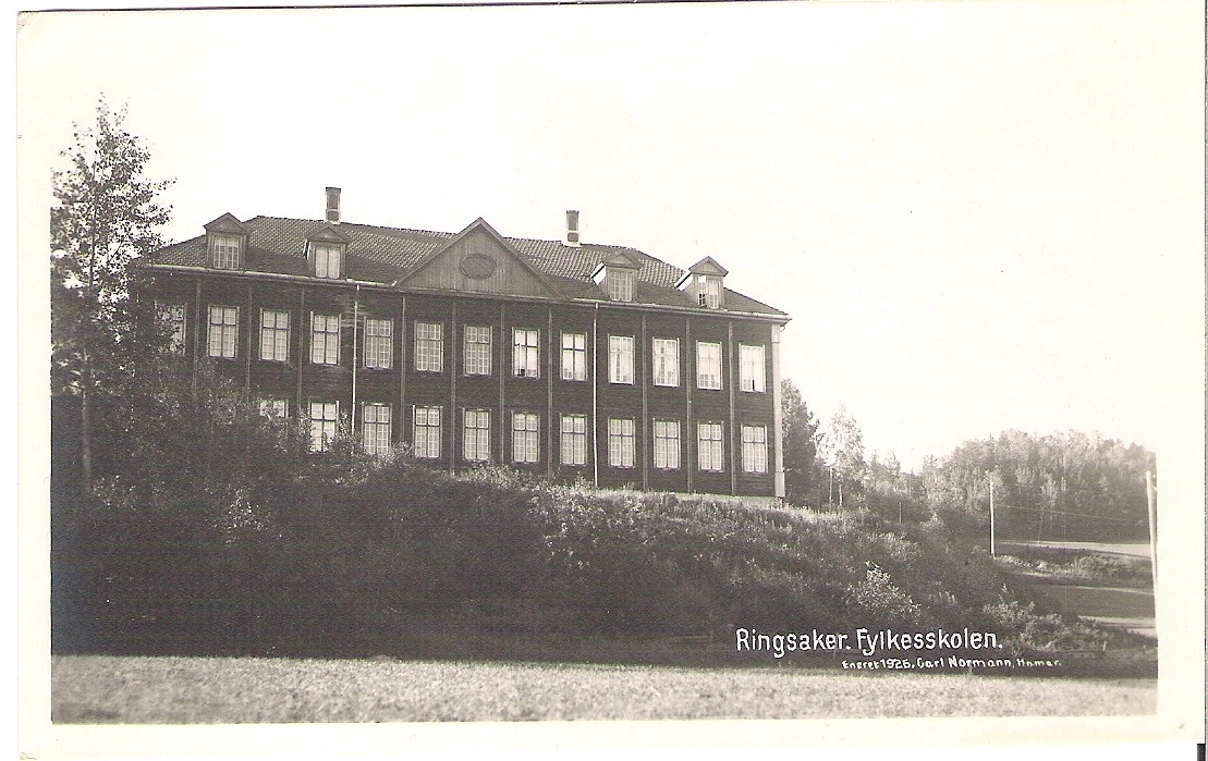 Ringsaker, Fylkesskolen 1926. Normann