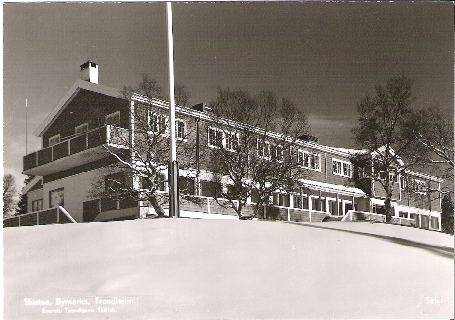 Skistua, Bymarka Trondheim. Norsk arbeide