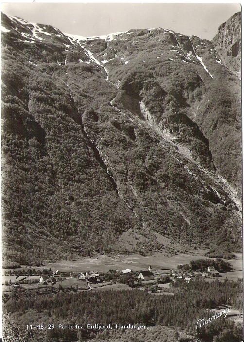 Eidfjord, Hardanger 1963. Normann 11-48-29