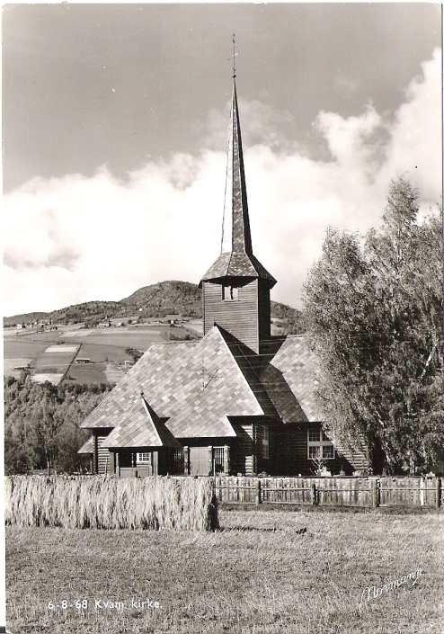 Kvam Kirke. Normann 6-8-68