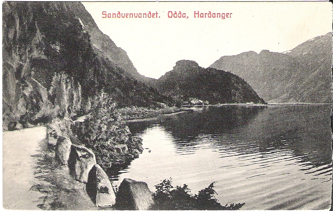 Sandvenvandet, Odda. Mittet
