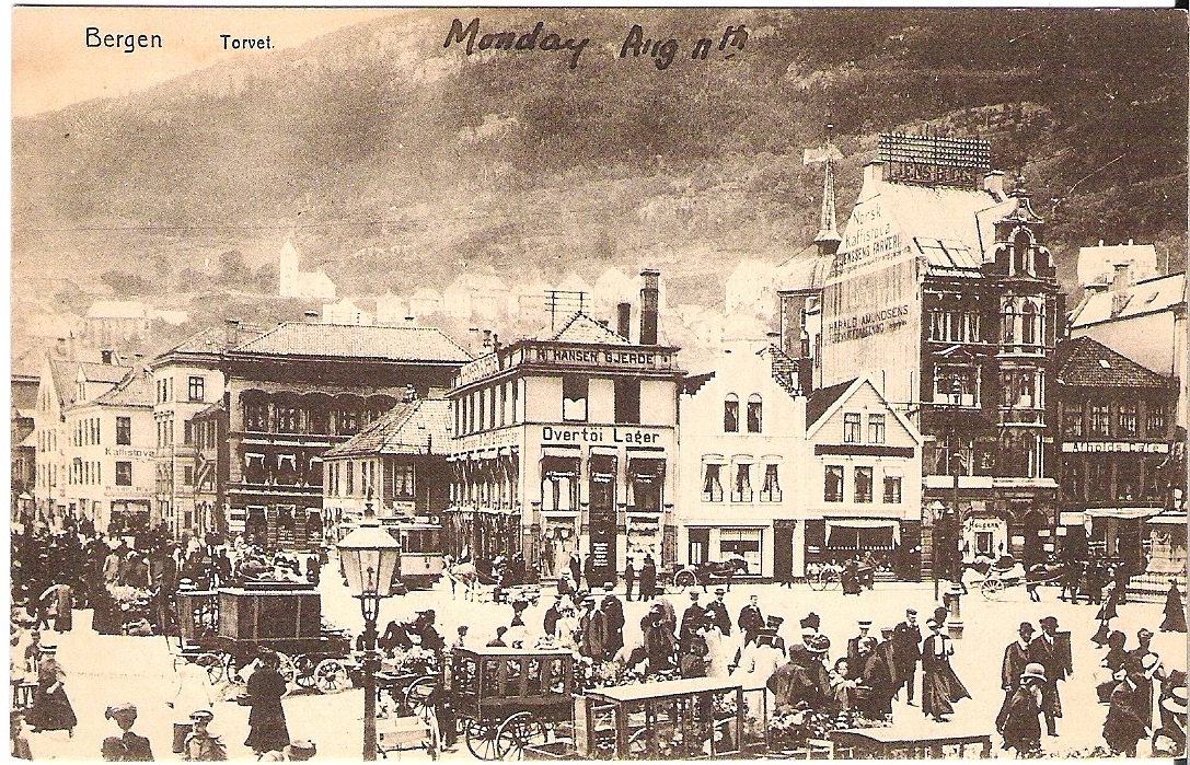 Bergen, Torvet. E. Kull 110